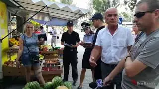 Проверка стихийных торговцев в Запорожье