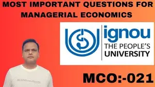 MCO - 021 || IGNOU || IMPORTANT QUESTIONS FOR JUNE 24 || @ commerce _education _center
