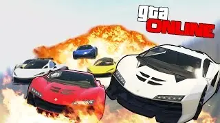 GTA ONLINE - САМАЯ БЫСТРАЯ ПОБЕДА! (ГОНКИ, РАМПЫ)