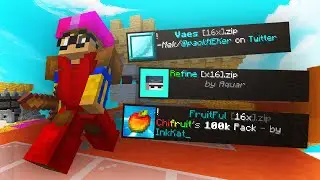 TOP 3 TEXTURE PACKS para BEDWARS DEFAULT EDIT 16x (+ FPS) | larot29