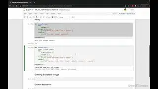 Handling Exception |  | Python Essential Training