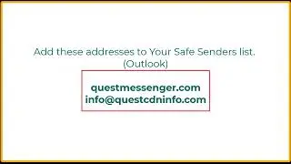 Adding Addresses to the Safe Senders List
