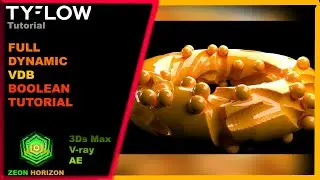 TyFlow Dynamic VDB Boolean Tutorial By Zeon Horizon | 3Ds Max And VDB V-ray | Scale Operator