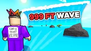 999 FT Tsunami Wave HITS On Roblox