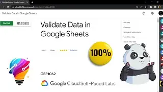 Validate Data in Google Sheets || [GSP1062] || Solutions