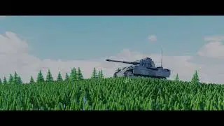 Panther Tank Test | Lego Blender WW2 Animation