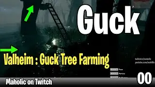 ⚙️Valheim ➡️ Guck Sack Tree Harvesting✅  ➡️Swamp Biome⚙️| Gameplay