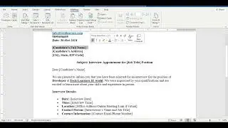 Mail merge in Microsoft world by using excel data| TECH LEARNER