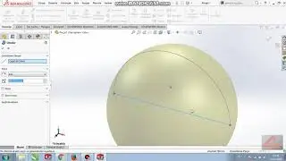 Solidworks Küre Oluşturma-Create an Sphere with Solidworks