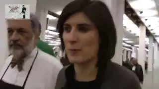 Chiara Appendino cameriera per un giorno