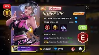 FREE E Badge Membership Free Fire | Lite Membership Update After Update | V Badge Pass Free Fire