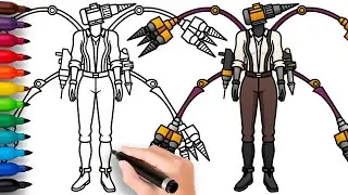 HOW TO DRAW DRILLWOMAN | Skibidi Toilet - Easy Step by Step Drawing