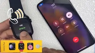 HW33 Plus smartwatch how to connect calling setup & photo change through gallery