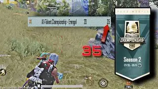 35 POINTS CHICKEN DINNER Crew Challenge 2021 (ALL TALENT CHAMPIONSHIP) Pubg Mobile