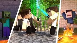 Top 5 Minecraft Animations /  Pretty Animations Minecraft Animations