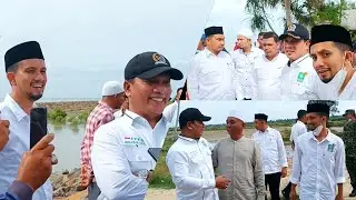 Momen Kunjungan H Ruslan M Daud (HRD) - Komisi V DPR RI ke Lokasi Abrasi Pantai Lhok Puuk