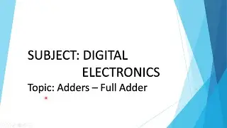 D21. Full Adder