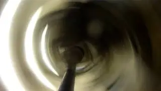 GoPro mounted on lathe chuck 03: Sustained Cut
