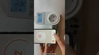 Safe smart plug-in and smart heating system programmable floor heating  socket room thermostat