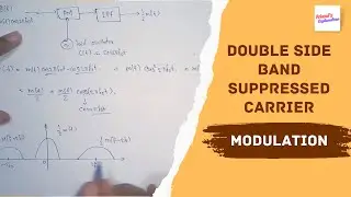 Double Sideband Suppressed Carrier Modulation|| Analog and Digital communication
