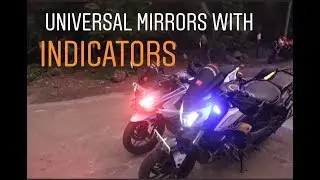 Universal mirrors with led indicators Dominar | RS200