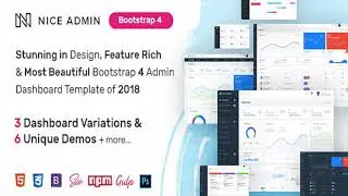 Nice Admin - Bootstrap 4 Dashboard Template | Themeforest Website Templates and Themes