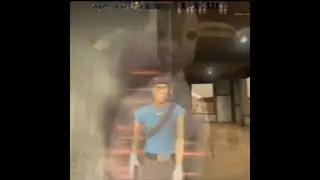 Scout turns into goatman from undertale