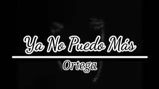 Ortegx RD - Ya no puedo más | RAP DEPRESIVO 2018