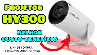 Melhor Projetor HY300 Magcubic - BOM e BARATO