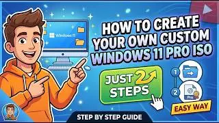 Create Your Own  Custom Windows 11 Pro ISO Just 2 Steps  **  Check Description Box  **