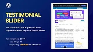 Display Testimonials with the Testimonial Slider WordPress Plugin