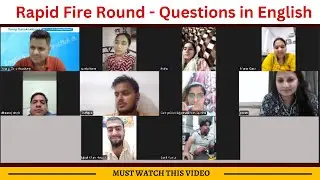 English to English Group Speaking Practice  I English Speaking Practice / Afsar Sir