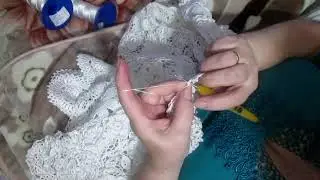 Заключительный этап болеро в технике ирландского кружева.