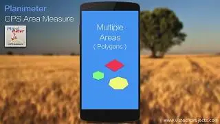Planimeter - GPS area measure on Android. New Multiple Areas measurements.