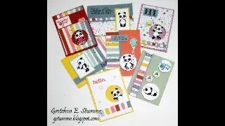 Sweet and Simple Panda Cards