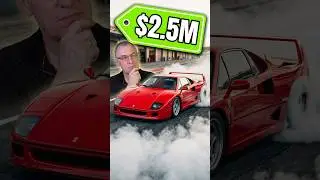 A $2.5M Ferrari F40 in Brutal Burnout !