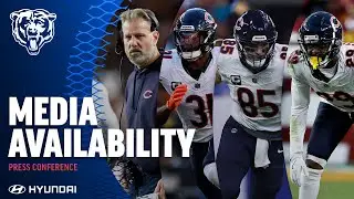 Eberflus, Kmet, Byard, Stevenson Media Availability | Chicago Bears