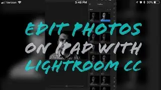 How to EDIT PHOTOS on ipad with LIGHTROOM CC