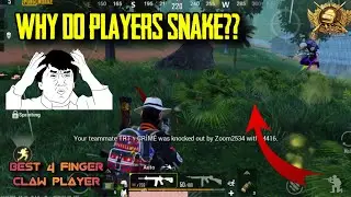 Best 4 Finger Claw Player | Endless Snakes On Sanhok | PUBGMobile | OnePlus 7T
