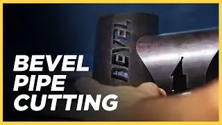 Bevel and Cut Round Pipe with FlashCut CNC