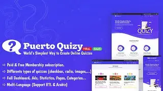 Puerto Quizy - Premium Quiz Builder PHP Script SAAS