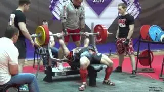 Сергей Тимченко, жим лежа, 207.5, EC WPC 2017