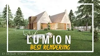 LUMION RENDERING EXTERIOR # Houses in the forest