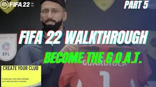 CAREER MODE FIFA 22