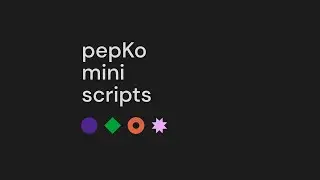 Mini Scripts for Cavalry