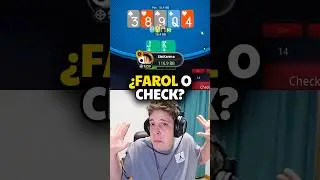 Cómo decidir si FAROLEAR o CHECKEAR 🤔😝 #pokerstars #pokeronline #poker #pokershorts