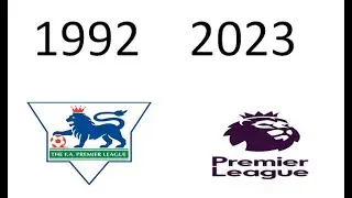 Ewolucja loga Premier League 1992-2023