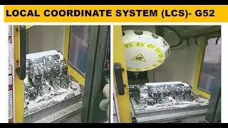 G52 LOCAL COORDINATE SYSTEM FANUC CONROL ROBO DRILL || VMC programming