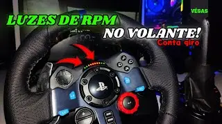 como acender a luz de RPM do volante LOGITECH - dicas ets2