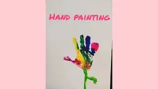 15 days learning challenge |Day 3- Easy hand painting for kids | DIB FUN TV